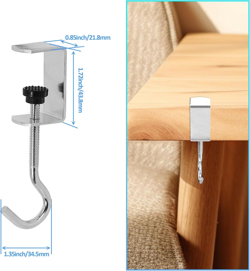 Redunest L Floating Shelf Brackets,4 Pack Heavy Duty L Brackets for Shelves, L 5" X H 4" Black Metal Countertop Support Brackets,Wall Mounting for Wood - Image 3